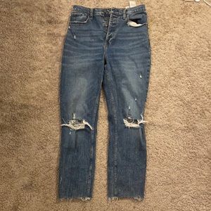 Abercrombie Ultra High Rise Mom Jean